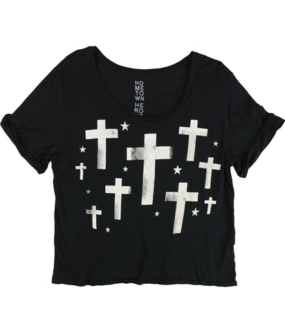 Crosses and Stars Graphic T-Shirt