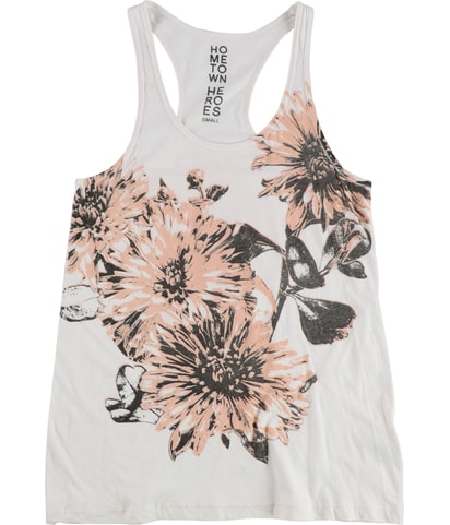Blooming Flowers Racerback Tank Top