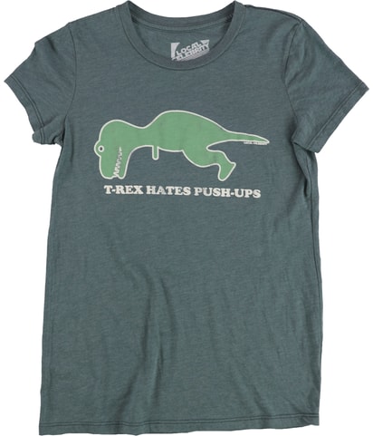 T-Rex Hates Push-Ups Graphic T-Shirt