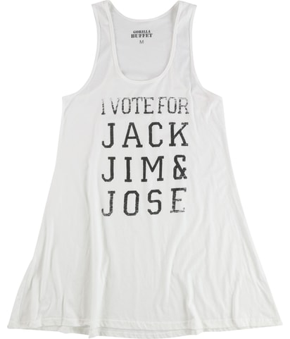 I Vote For Jack Jim & Jose Racerback Tank Top