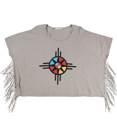 Tribal Fringe Graphic T-Shirt