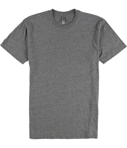 Heathered Crew Neck Basic T-Shirt