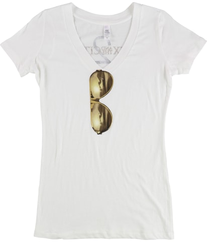Sunglasses V-neck Graphic T-Shirt