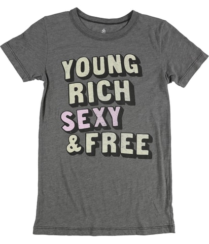 Young Rich Sexy & Free Graphic T-Shirt