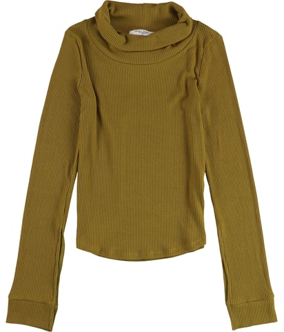Ribbed Split Sleeve Pullover Sweater