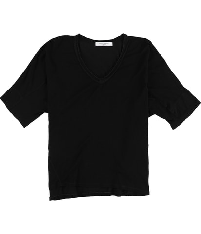 Double Stitch V-Neck Basic T-Shirt