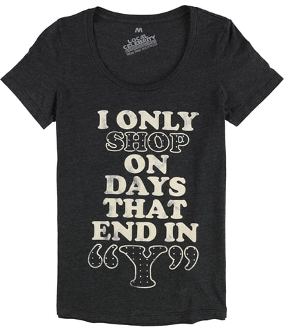 I Only Shop Graphic T-Shirt