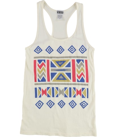 Aztec Print Racerback Tank Top
