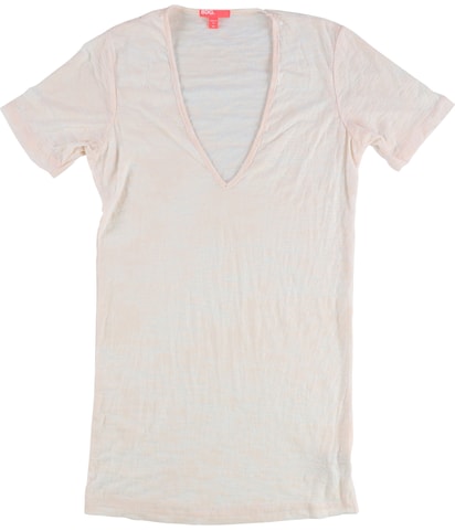 Burnout V-Neck Basic T-Shirt