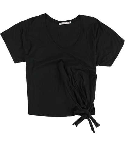 Side-Tie Basic T-Shirt