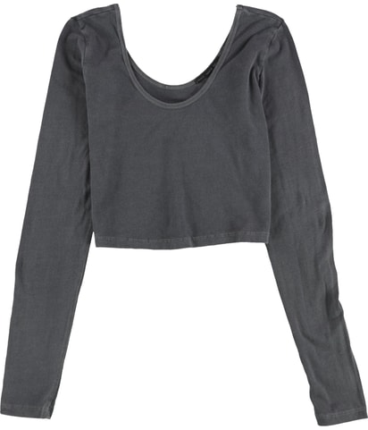 Solid Cropped Basic T-Shirt
