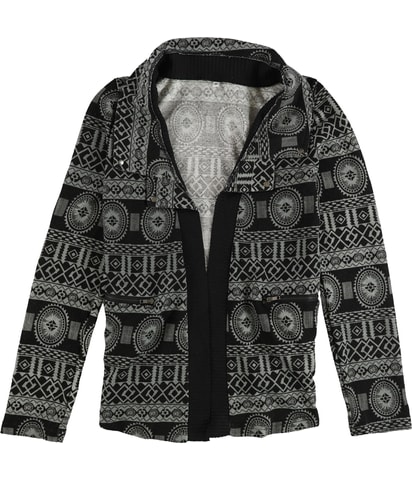 Aztec Pattern Collar Cardigan Sweater