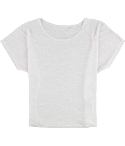 Burnout Cap Sleeve Graphic T-Shirt