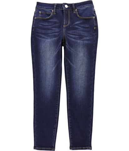 High-Rise Tapered Skinny Jeans
