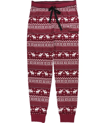 Fair Isle Moose Pajama Jogger Pants