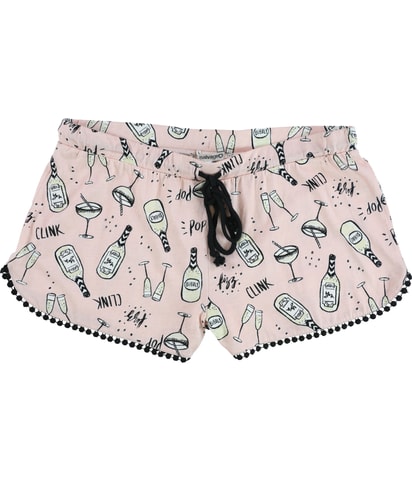 Pop Clink Fizz Pajama Shorts