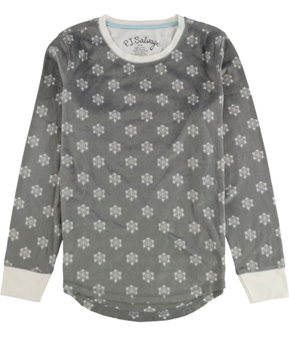Fuzzy Snowflake Pajama Sweater