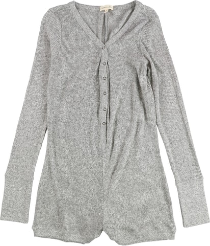 Ribbed & Heathered Bodysuit