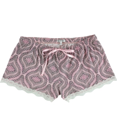 Lace Trim Pajama Shorts