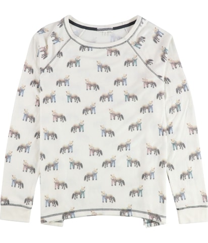 Foxes In Scarves Pajama Sweater