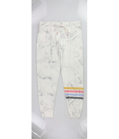 Marble Leg Stripe Pajama Jogger Pants