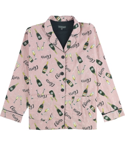 Cheers Button Down Pajama Tops