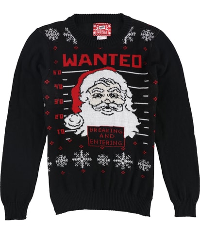 Wanted Santa Pullover Sweater