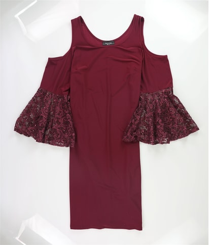 Cut-Out Shoulder Swing A-line Dress