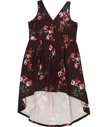 Floral High-Low Dress