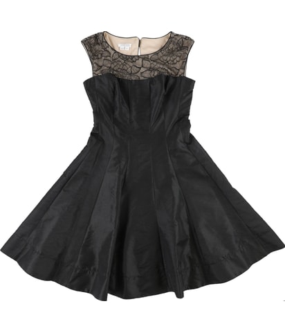 Lace Floral A-line Dress