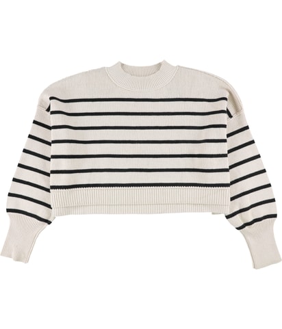 Copped Pullover Sweater
