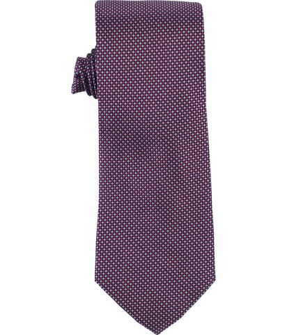Tonal Grid Self-tied Necktie