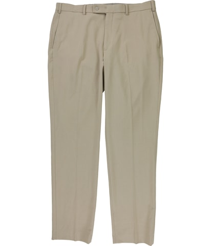 Solid Straight Leg Dress Pant Slacks