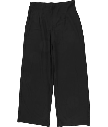 Solid Straight Leg Casual Pants