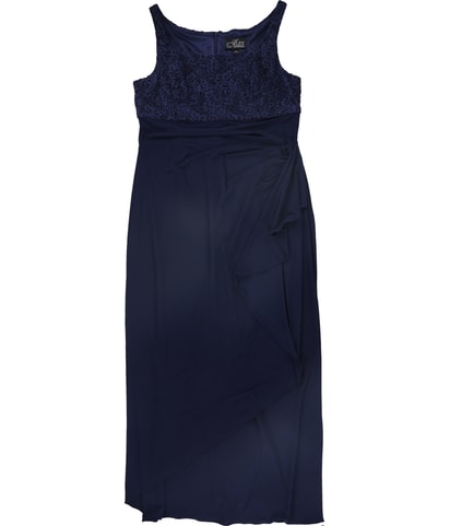 Embroidered Gown Dress