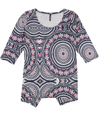 All Over Print Tunic Blouse