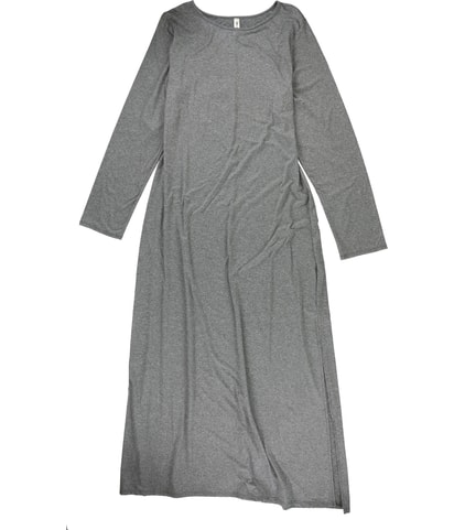 Heathered Slit Maxi Dress