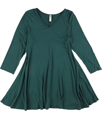 3/4 Sleeve V-Neck Tunic Blouse