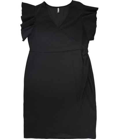 Solid Midi Dress