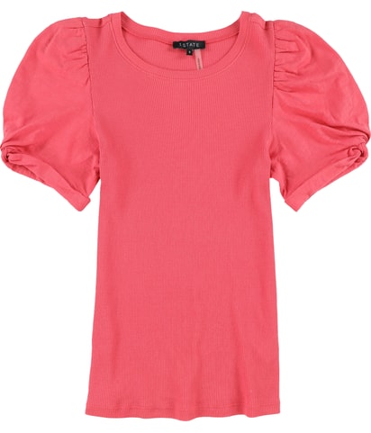 Puff Sleeve Knit Blouse