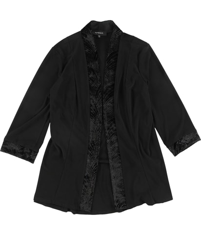 Contrast Trim Cardigan Sweater