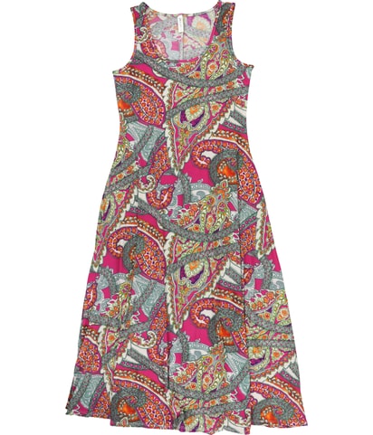 Paisley Sleeveless Maxi Dress