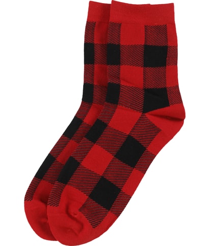 Plaid Midweight Socks