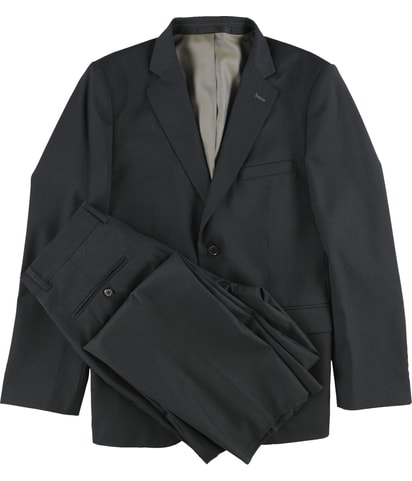Solid Unfinished Two Button Formal Suit