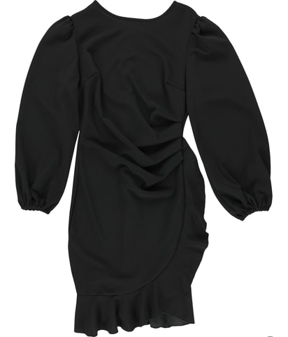 Pleaded Ruffled Dress