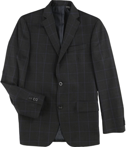 Plaid Two Button Blazer Jacket