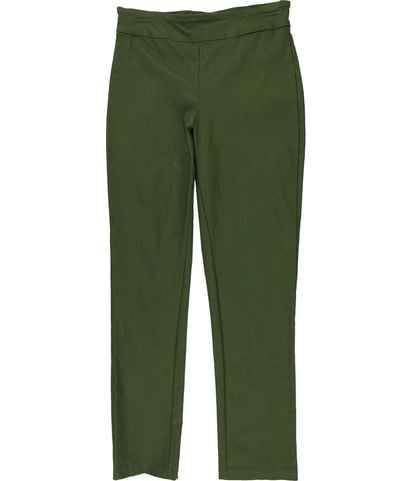 Solid Tapered Skinny Casual Pants