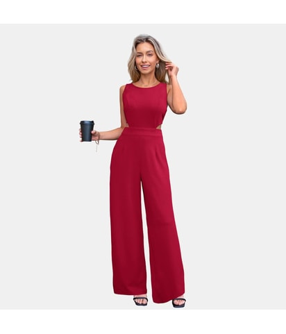 Side cut outs Jumpsuit