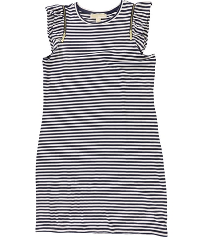 Zipper Shoulder Shirt Dress