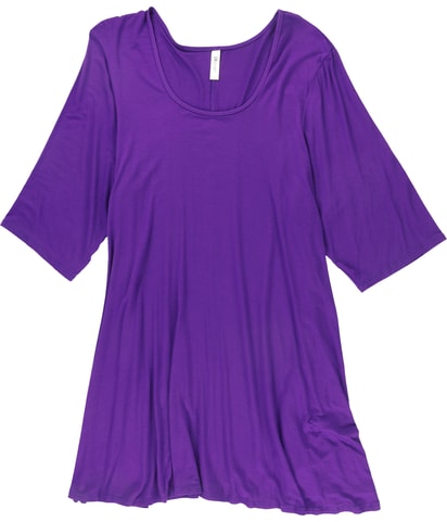 Solid Fit & Flare Dress
